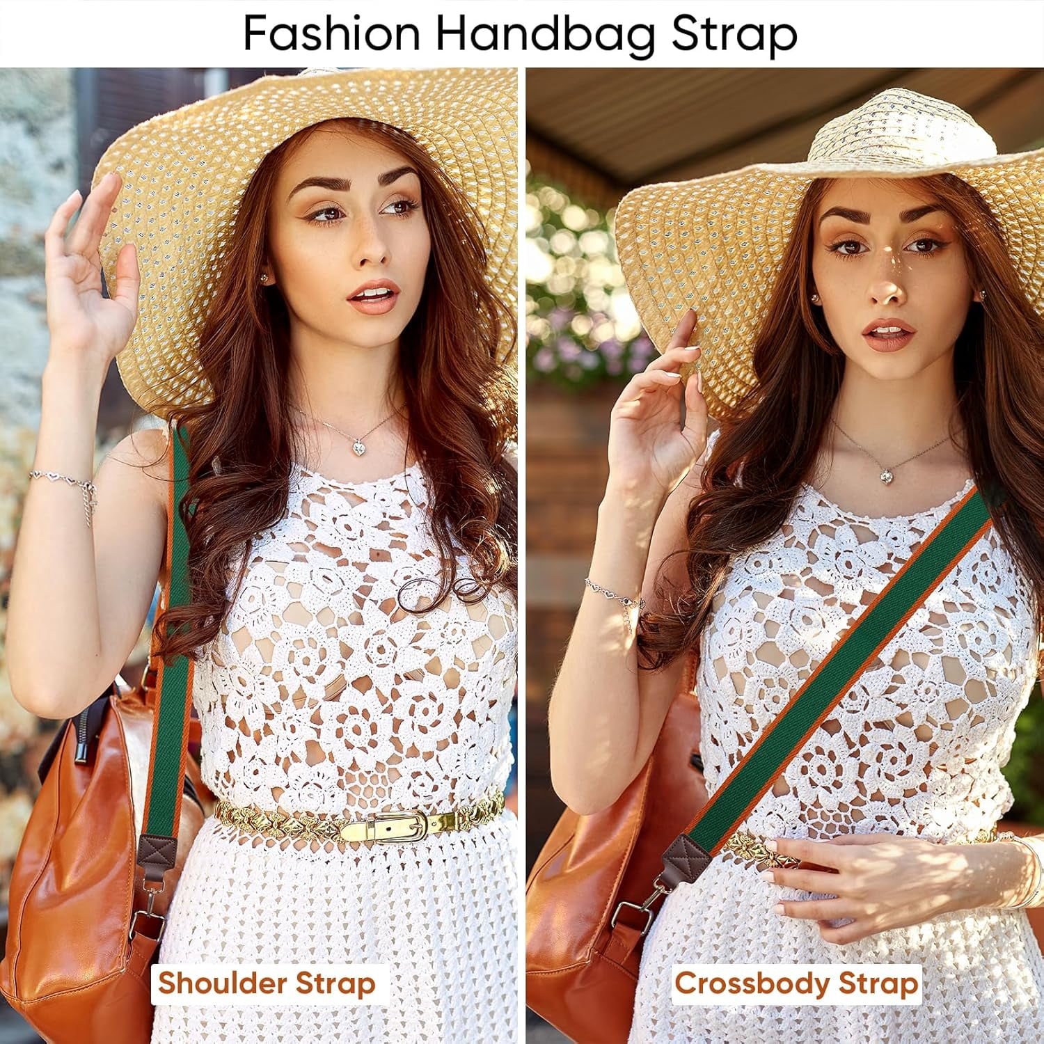 NANAHuang Purse Strap Wide Replacement Crossbody Bag Straps, 1.5" Canvas Handbag Shoulder Strap, Adjustable Tote Belt