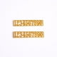 thumbnail image 4 of 1:12 Esca Números de Miniatura Juego de Accesorios de Decoración de de Puerta 0-9 Zulema Números en miniatura, 4 of 6