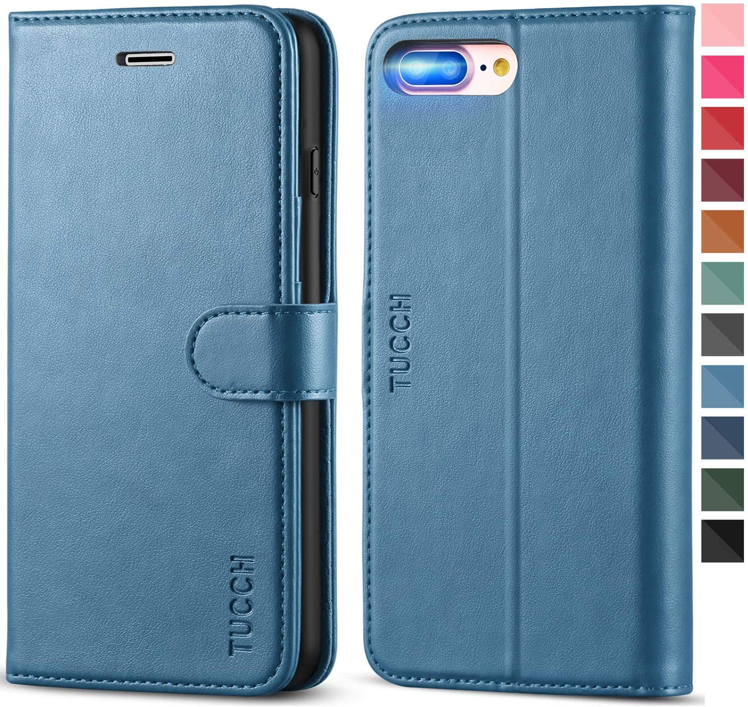 Cover for iPhone 7 Leather Card Holders Cell Phone Cover Kickstand Extra-Durable Business iPhone 7 Flip Case