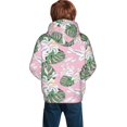 thumbnail image 3 of Bingfone Lilies Flowers Pattern Youth Classic Hoodies Soft Hooded Pullover Sweatshirts for Girls and Boys, 3 of 6