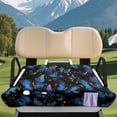 thumbnail image 3 of XYZCANDO Blue Butterfly Universal Golf Cart Seat Cover | Non-Slip Washable Terry Cloth With 4 Storage Pockets | Protective Accessory for Golf Lovers, 3 of 8
