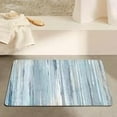 thumbnail image 5 of Modern Abstract Art Bath Mat for Bathroom, Navy Blue and Gray Quick Dry and Super Absorbent Bath Rugs, Ombre Abstract Aesthetic Non Slip Floor Mat for Kitchen Bedroom Inchesdoor, 17X29in, 5 of 6