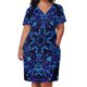 thumbnail image 3 of Vestido de bolsillo suelto azulado para mujer ropa vestido de fiesta femenino, 3 of 7