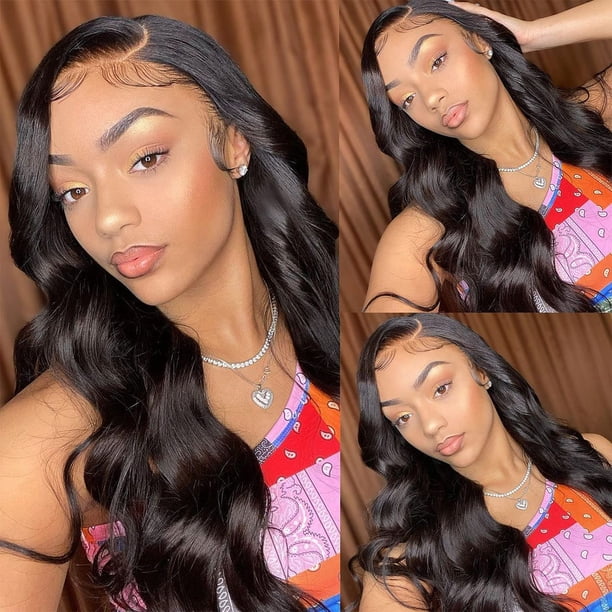 360 Body Wave Lace Front Wigs Human Hair Pre Plucked 180  display picture 2