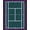 Green, Pattern 3, variant on ODIKA 4'x6' Machine Washable Non-Slip Area Rug, Stylized Tennis Court Lines Graphic High Traffic Rug, Purple, 841159