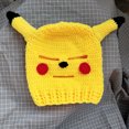 thumbnail image 4 of Gorro de punto divertido hecho a mano, bonito gorro tipo jersey para hombre y mujer, gorro tallado en arena, 4 of 6