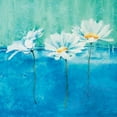 thumbnail image 2 of Herbert, Isabelle 12x12 White Modern Wood Framed Museum Art Print Titled - Fleurs d azur I, 2 of 4