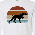 thumbnail image 4 of Inktastic Hunting Dog Retro Sunset Long Sleeve T-Shirt, 4 of 5