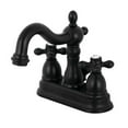thumbnail image 1 of Kingston Brass Robinet de Toilette Traditionnel 4 Po - Noir Mat, 1 of 1