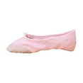thumbnail image 4 of AnuirheiH Girls Dancing Shoes Ballet Elastic Band Dance Shoes Canvas Gymnastics Flats Split Sole Shoes 4$ off 2nd item, 4 of 8