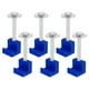 thumbnail image 1 of Kit de montaje de caja de herramientas para camioneta, aleación de aluminio, para camioneta, caja de herramientas con gancho en J, abrazaderas de montaje de fijación, color azul, paquete de 6, 1 of 7