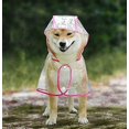 thumbnail image 3 of XS Pink Waterproof and Windproof Dog and Puppy Poncho, 3 of 5