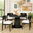 thumbnail image 2 of Beautiful by Drew Round Dining Table, Rich Black Finish, 2 of 9
