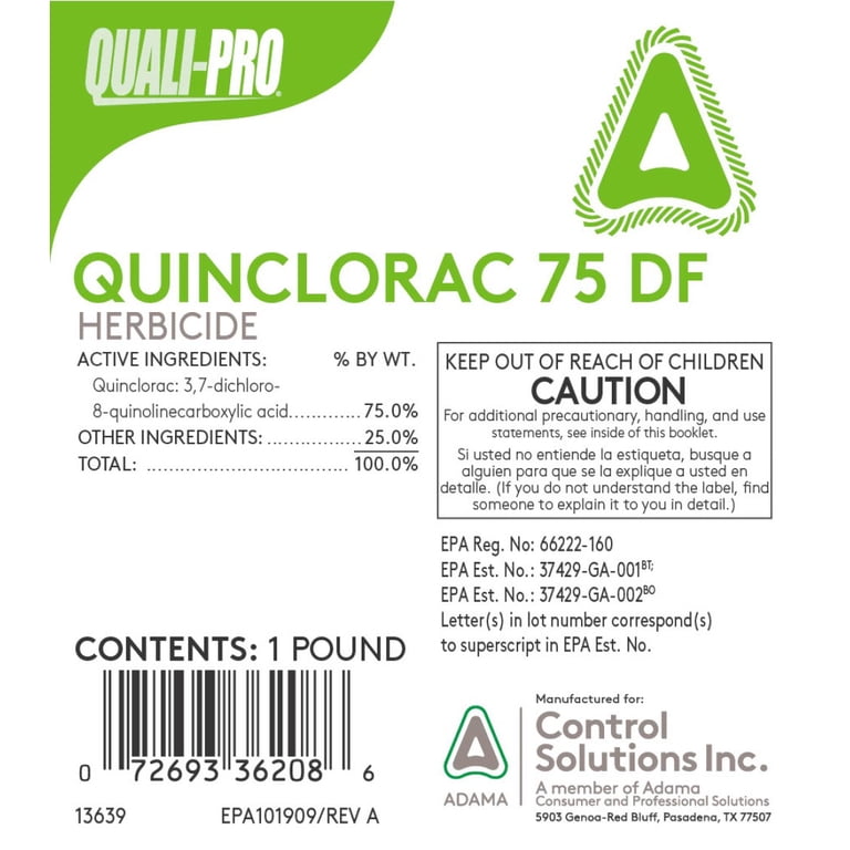 Quinclorac 75 DF Herbicide - 1 lb by Bottle by Prime Source