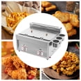 thumbnail image 2 of ChicHomey ​​Commercial Double Tank Gas Deep Fryer,12L Large Capacity, Stainless Steel,Adjustable Firepower,for Restaurant or Home Use, 2 of 11