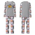thumbnail image 4 of Halloween Family Pajamas Set Raglan Sleeve, Soft Matching Halloween Pajamas with Pumpkin Bow Ghost Print, Cute Family Halloween Pajama Set Sleepwear, 4 of 4