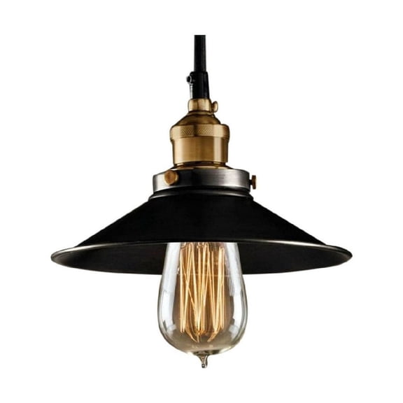 Charles Pendant Light Industrial Vintage Retro Edison Loft Ceiling Light Shade Modern Hanging Lamp Lamp Matte Black Iron Umbrella Shade chandelier