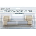thumbnail image 4 of Magic Mounts Toilet Tissue Dispenser 4584W Holds Bath Tissue; White; Single, 4 of 4