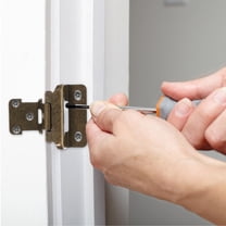 OFFIGAM 4Pcs Self Closing Overlay Cabinet Hinges Golden Iron Decorative Cupboard