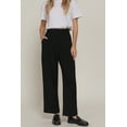 thumbnail image 4 of Women's FashionStream Pleated Straight-Leg Pants, Black, 4 of 5