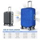 thumbnail image 4 of Balery Blue Glitter Funda de equipaje, fundas para maletas, elástica, lavable, protector de maletas, compatible con maletas de 18 a 32 pulgadas-X-Large, 4 of 7