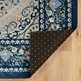 thumbnail image 3 of Linon Emerald Cream & Blue 5x7 Area Rug, 3 of 8
