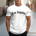 thumbnail image 2 of Men Graphic Tee Funny Letter Print Vintage T Shirt Acid Wash Streetwear Rapper Casual Top Distressed Relaxed Fit, 2 of 5