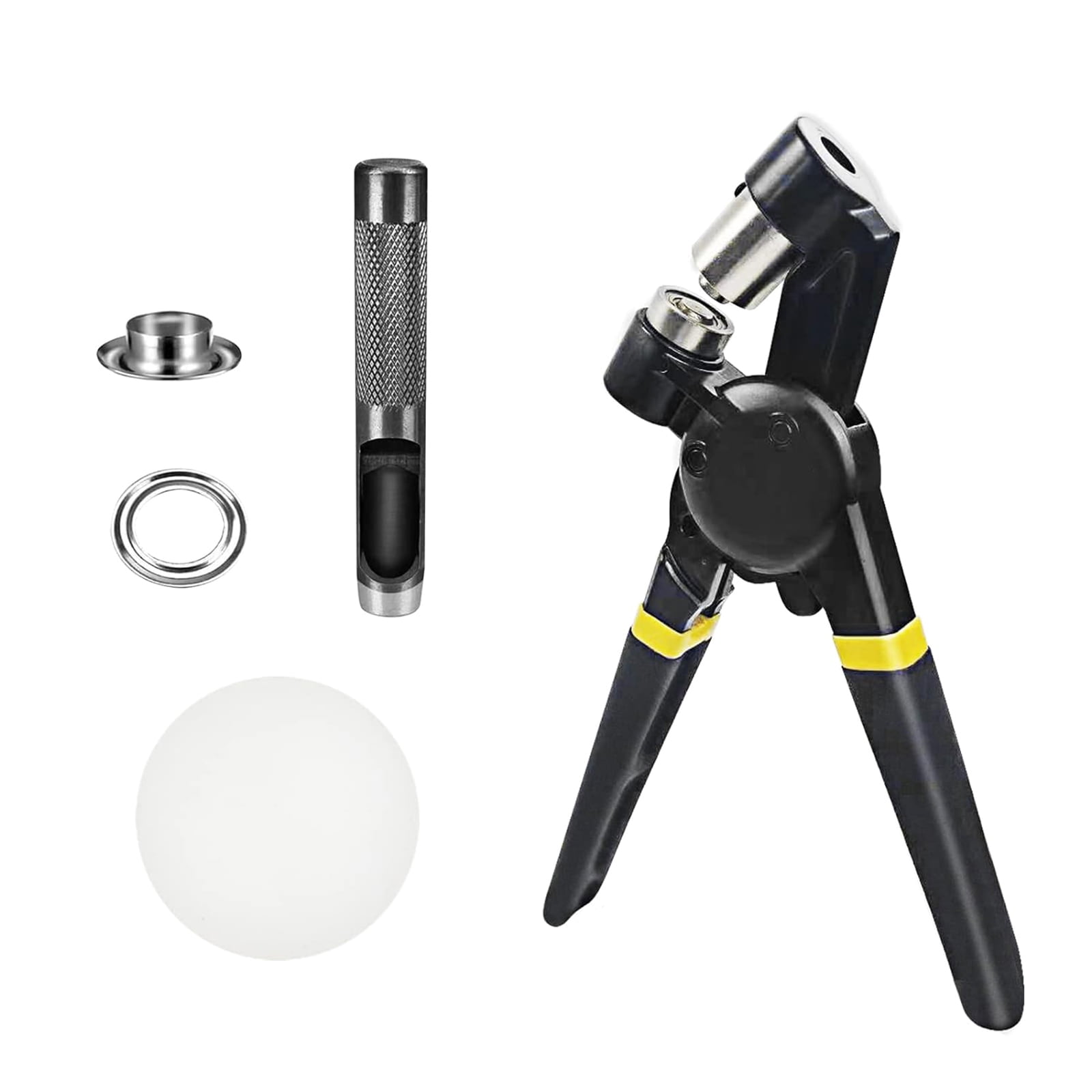 Heavy Duty Grommet Tool Kits Handheld Manual Eyelet Tool Press Punching Pliers for Leather Canvas Fabric Accessories