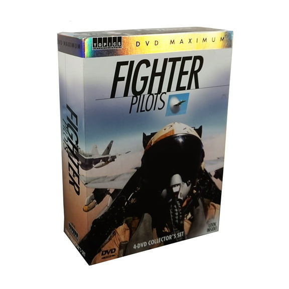 FIGHTER PILOTS 4 DVD Video Set (F-14 Tomcat, F-16 Fighting Falcon, F-15 Eagle, F/A-18 Hornet)