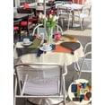 thumbnail image 6 of Outdoor Tablecloth with Umbrella Hole Zipper Travel Adventure Round Tablecloth 54" Waterproof Outside Table Cloth Modern Maps Luggage Hot Balloons Patio Table Cover Tablecloths for Picnic Party, 6 of 8