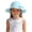 Blue, variant on Splozh Baby Summer Hat Cute Adjustable Wide Brim Sun Protection Bucket Hat for Infant Baby Boy Hat Infant Sun Hat,Black,2-5 Years