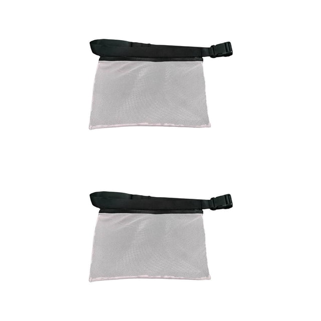 Sonducket Soporte para pelotas de tenis Pickleballs cintura bolsa de entrenamiento de cadera bolsa mujeres hombres saco 2piezas Blanco