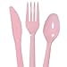 thumbnail image 3 of Party! 16 Forks, 16 Spoons & 16 Knives, Pink, 3 of 4