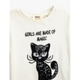 thumbnail image 3 of T-Shirt Short Sleeve Crew Neck Cat Sequined Detail, 3 of 3