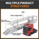 thumbnail image 4 of 150 Large Diecast Alloy Truck Car Model Container Toy Simulation Pull Back Sound And Light Transport Vehicle Model Kids Gifts 26s, 4 of 5