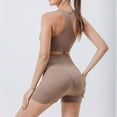 thumbnail image 6 of XuJwPNcy Workout Sets for Women 2 Piece Outfits Seamless Crop Tank Top Sports Bra High Waist Biker Shorts Yoga Sets, 6 of 6