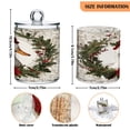 thumbnail image 3 of Elegant Duck Wear Red Hat Wreath Translucent Plastic Cans Storage Canisters with Lid Set of 4, 3 of 7