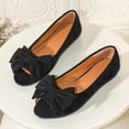 thumbnail image 6 of Women Casual Shoes Bow Decor Slip On Ballet Shoes Soft Sole Elegant Footwear For Work Travel And Daily Occasions ,Us Size:6, 6 of 9
