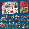 thumbnail image 4 of Navidad Adviento Navidad 24 cuenta regresiva caja ciega sorpresa pequeño regalo conjunto de bloques de construcción juguete regalo ornamental de escritorio, 4 of 5