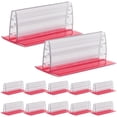 thumbnail image 1 of 12 soportes para carteles de panel, protectores contra estornudos, soportes para etiquetas de nombre, soportes adhesivos para carteles de tickets., 1 of 6
