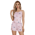 thumbnail image 1 of Set Pijama 3 Piezas Mujer Unitalla Verano Bata Top y Short, 1 of 9
