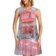 thumbnail image 1 of Disketp Pastel Pink Beach Cafe para Vestido sin Mangas para Mujeres, Vestidos de Verano para Mujeres, Casual y Holgado para la Playa, 1 of 6