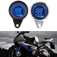 thumbnail image 5 of SOFEIYA Motorcycle Odometer LCD Digital Speedometer Tachometer Gauges Night Light 12V, Black, 5 of 9