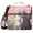Cats Pink Cherry Blossoms, variant on Haosy 3 Ring Zipper Binder with Shoulder Strap Waterproof Trapper Keeper 2 Inch D-Ring 500 Sheets Capacity, Red Black Pixel Cyberpunk Cityscape