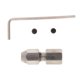 thumbnail image 5 of Acoplador de Boquilla Flexible de material acero Inoxidable Plateado para Eje de Motor Accesorio de Barco RC 5-4mm, 5 of 8