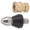 thumbnail image 1 of Pressure Washer Adapter Accessory High Pressure Nozzle Sewer Jetter Nozzle, 1 of 5