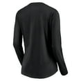 thumbnail image 3 of Women's Black Bubba Wallace Three Wide V-Neck Long Sleeve T-Shirt, 3 of 3