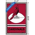 thumbnail image 3 of NFL Arizona Cardinals - Retro Logo 15 Wall Poster, 22.375" x 34", Framed, 3 of 5