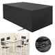 thumbnail image 5 of ERQVHQV Mesa de jardín Rectangular Cubierta Impermeable para Muebles de jardín Cubierta Protectora para Muebles de jardín Lona Lona para Muebles de Exterior a Prueba de Viento, 210D Anti-UV 190*66*89cm oso de fresa Electrónica, 5 of 5