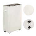 thumbnail image 1 of Cesto para ropa sucia ZERO JET LAG Slim Rolling 52 L Storage Beige, 1 of 7